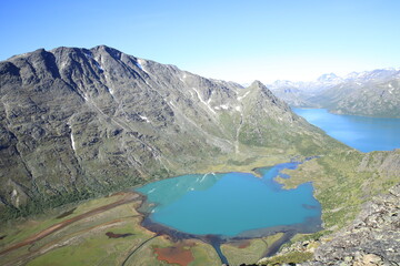 Fototapeta premium lake in the mountains