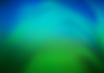 Dark Blue, Green vector abstract template. Colorful abstract illustration with gradient. The template for backgrounds of cell phones.