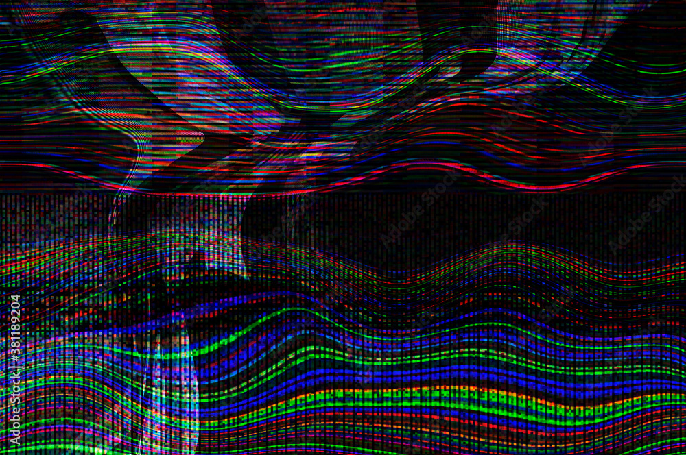 Poster abstract digital wave pattern / abstract minimalistic background of a digital wave pattern.