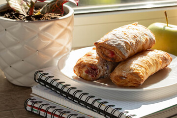 morning sweet breakfast concept