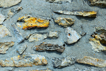 Stone structure for the background.