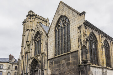 Rouen Saint Godard church is one of oldest church. The current Saint Godard church erected between the XVI - XVII century. Rouen, France.