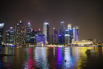 シンガポールの夜景