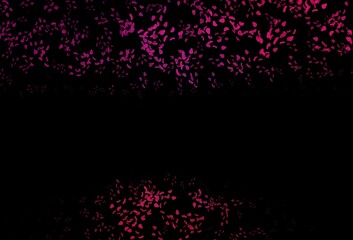 Dark Pink vector backdrop with abstract shapes.