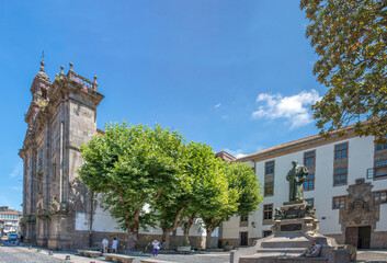 University in Santiago de Compostela (in Spanish Universidade de Santiago de Compostela USC) at the place called Praza de Mazarelos Northern Spain Galicia 