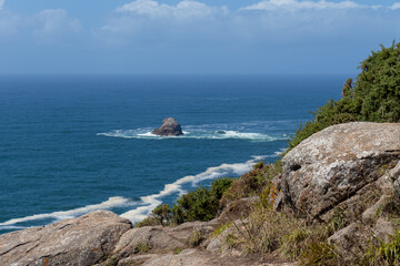 Fototapeta premium Finisterre, the end of the old world, a beautiful landscape