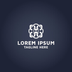 Letter H initial H Logo design idea and inspiration