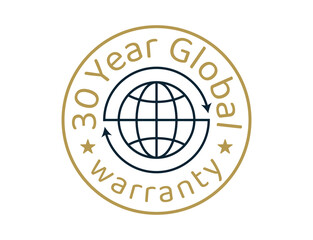 30 year global warranty images, 30 years worldwide warranty logos