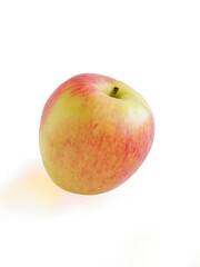 red and yellow tasty,sweet apple close up