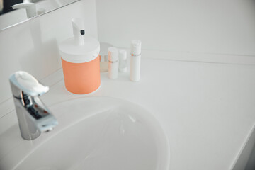 Beautiful healthy smiling caucasian woman is doing beauty procedures at spa and healthcare salon