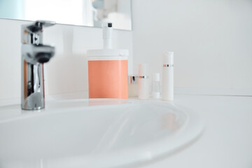 Beautiful healthy smiling caucasian woman is doing beauty procedures at spa and healthcare salon