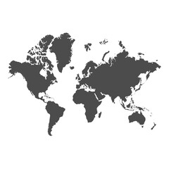 World map - Vector Stocl Illustration