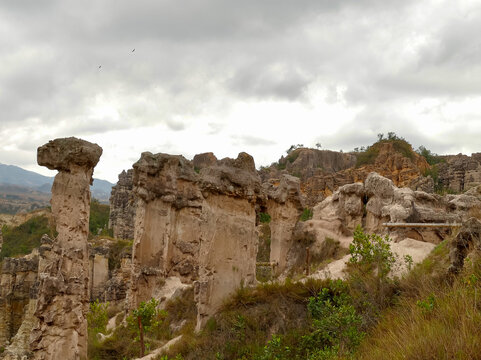 The Unique Natural Area Los Estoraques is One of the Smallest Protected Areas in Colombia