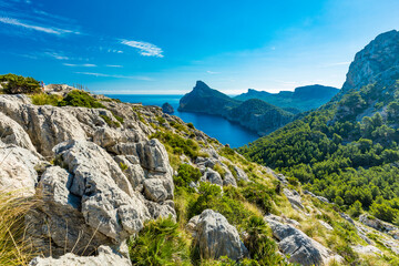 Cape Formentor area, coast of Mallorca, Spain