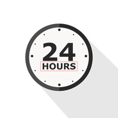 Clock Icon 24 - Stock Vector Illustration