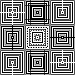 Checks, squares, lines, strokes, curves patterns collection. Geometrical ethnic ornaments set. Tribal backgrounds kit. Folk motif. Patchwork seamless print. Abstract images bundle. Vector artworks.