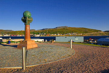 Basic triangulation point in Hammerfest - The Struve Arc is a chain of survey triangulations...