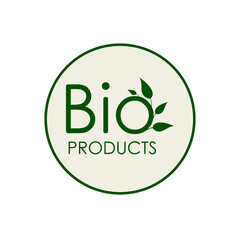 Bio icon - Vector Stock Illustration