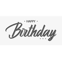 Happy Birthday Icon - Stock Vector Illustration