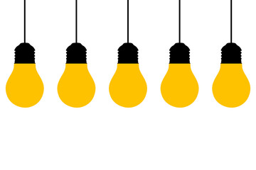 Bulb icon - Stock Vector Illustration