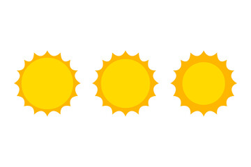 Sun Icon - Vector Stock Illustration