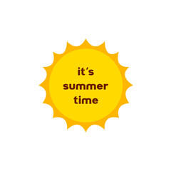 Sun Icon - Vector Stock Illustration