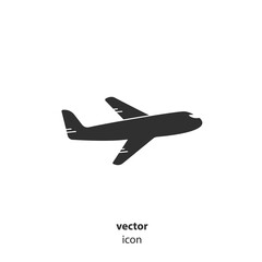 Fototapeta na wymiar Airplane icon - Stock Vector Illustration