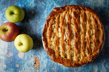 Homemade apple pie