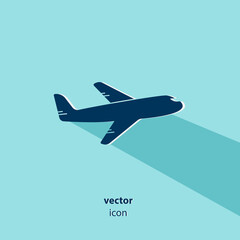 Airplane icon - Stock Vector Illustration