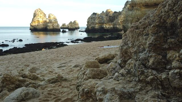 Praia do Camilo, Camilo Beach at Algarve, Portugal, Europe.