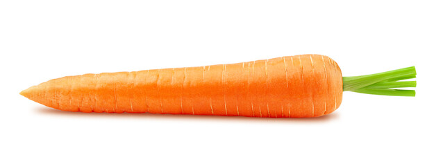 carrot isolated on white background, clipping path, full depth of field