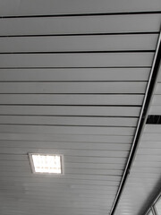Fototapeta premium grey ceiling with light