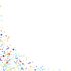 Sprinkles grainy. Cupcake donuts background.