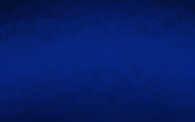 Fototapeta premium Dark BLUE vector abstract polygonal layout. Glitter abstract illustration with an elegant design. Brand new style for your business design.