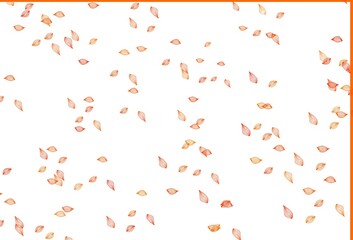 Light Orange vector doodle layout.