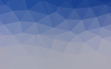 Fototapeta premium Light BLUE vector low poly cover. Colorful abstract illustration with gradient. New texture for your design.