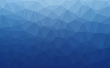 Fototapeta premium Light BLUE vector low poly layout. Shining colored illustration in a Brand new style. Elegant pattern for a brand book.