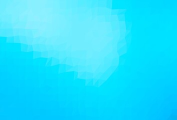 Obraz premium Light BLUE vector polygon abstract background.