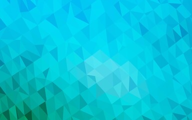Fototapeta premium Light BLUE vector shining triangular template. Shining colored illustration in a Brand new style. Brand new design for your business.