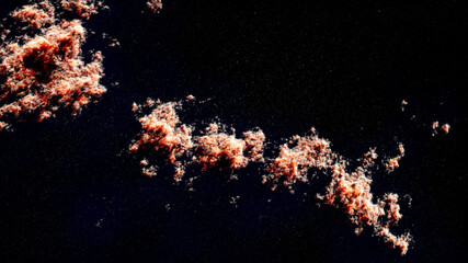 Universe filled with stars, deep space nebula and galaxy
