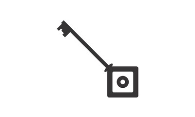 Key illustration vector icon