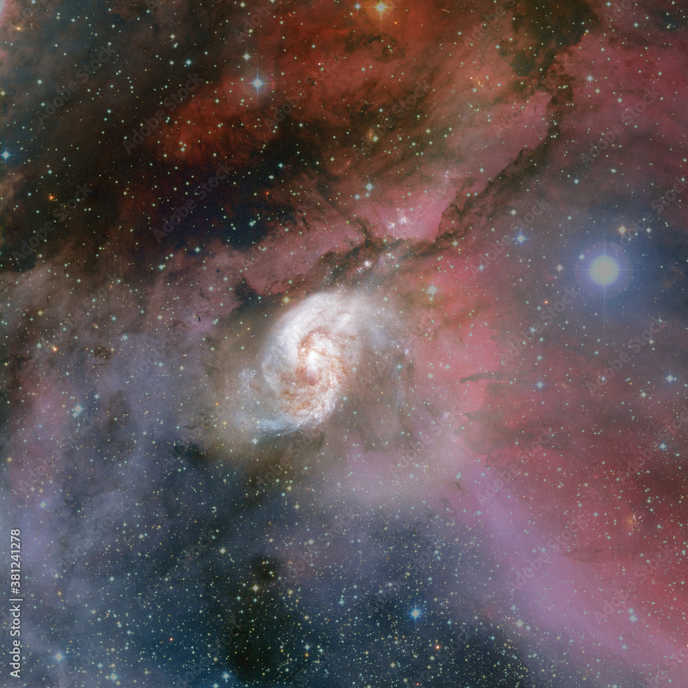 Sticker deep space. elements of this image furnished by nasa