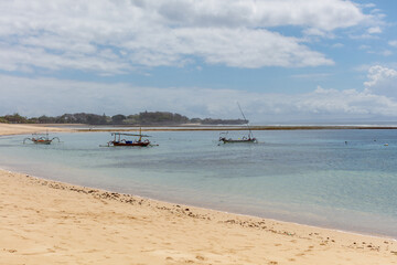 Mengiat Beach (Pantai Mengiat) and Indian Ocean, Nusa Dua, Bali, Indonesia