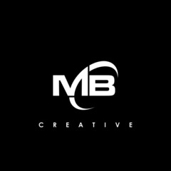MB Letter Logo Design Template Vector
