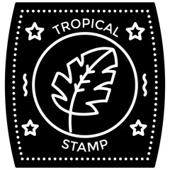 Tropical Stamp