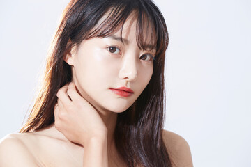 Fototapeta premium 美しい女性のビューティーポートレート