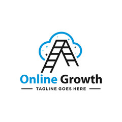 modern cloud ladder logo