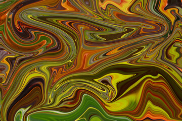 Abstract liquid colorful texture for background, patterns