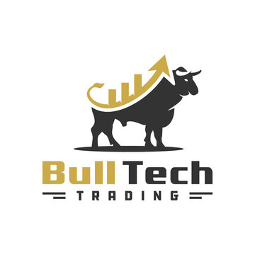 modern investment bull logo