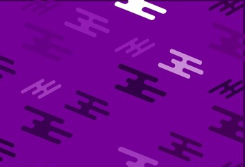 Light Purple vector pattern with narrow lines.